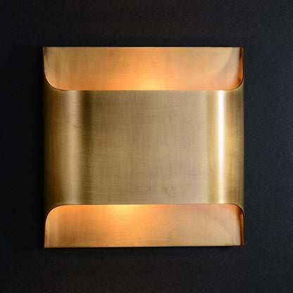 Leclerc Brass Wall Lamp LED Indoor Lighting Fixture Set of 2