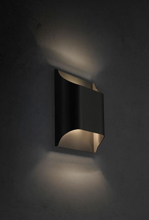 Leclerc Brass Wall Lamp LED Indoor Lighting Fixture Set of 2