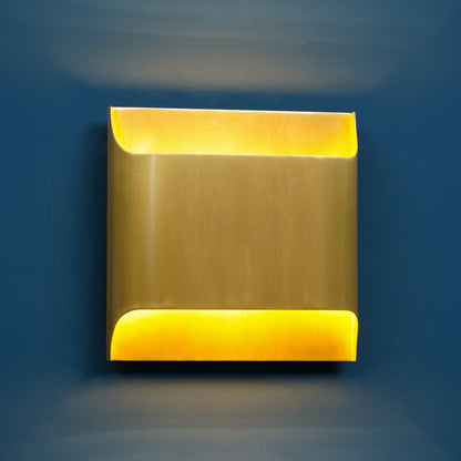 Leclerc Brass Wall Lamp LED Indoor Lighting Fixture Set of 2