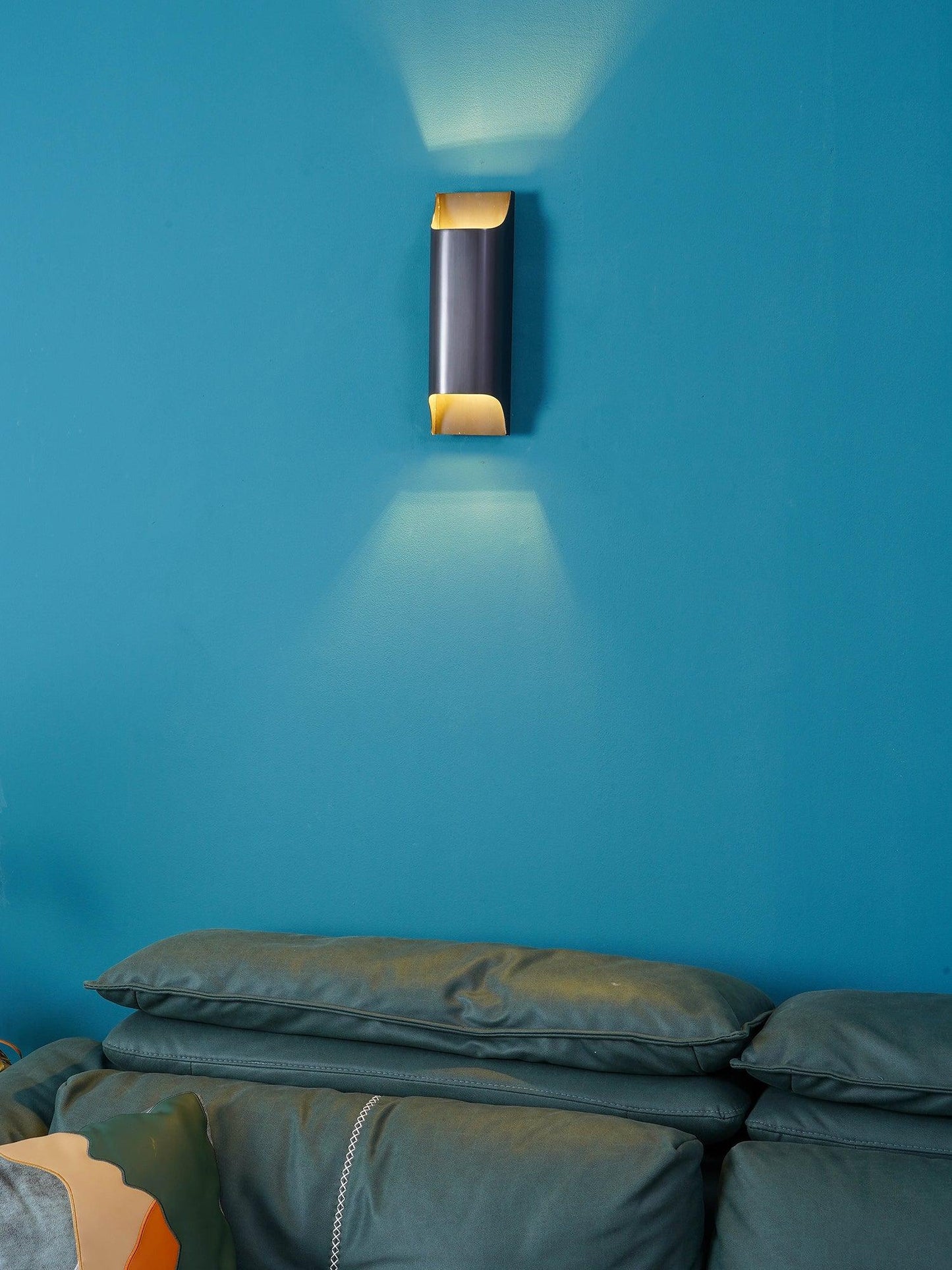 Leclerc Brass Wall Lamp LED Indoor Lighting Fixture Set of 2