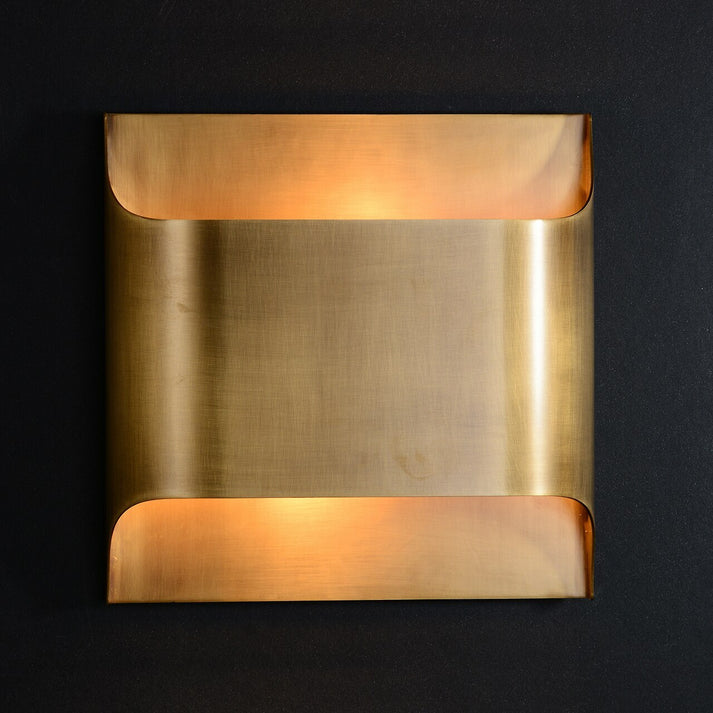 Leclerc Brass Wall Lamp LED Indoor Lighting Fixture Set of 2