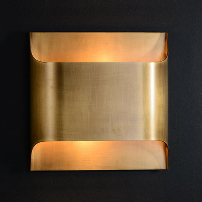 Leclerc Brass Wall Lamp LED Indoor Lighting Fixture Set of 2
