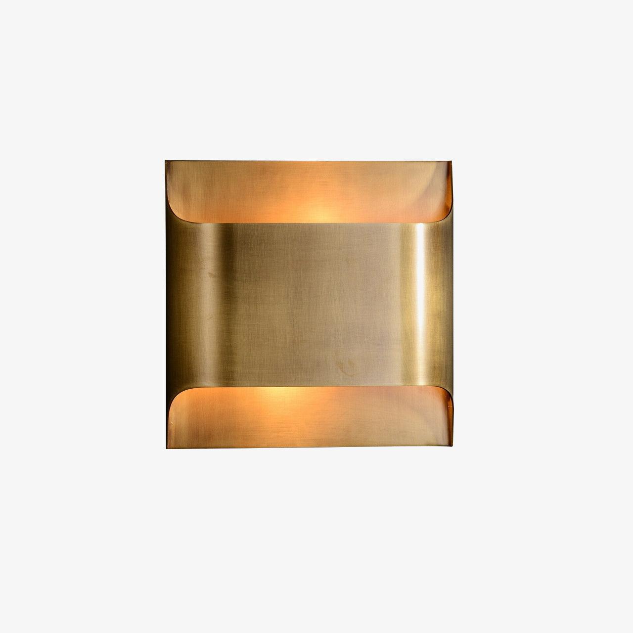 Leclerc Brass Wall Lamp LED Indoor Lighting Fixture Set of 2