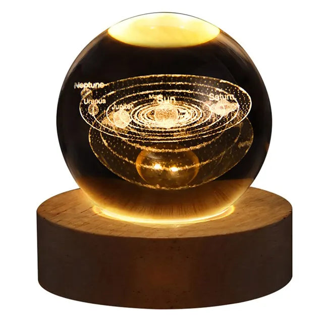 Moderne Solar Table Lamp - Solar Powered LED Light for Home and Garden