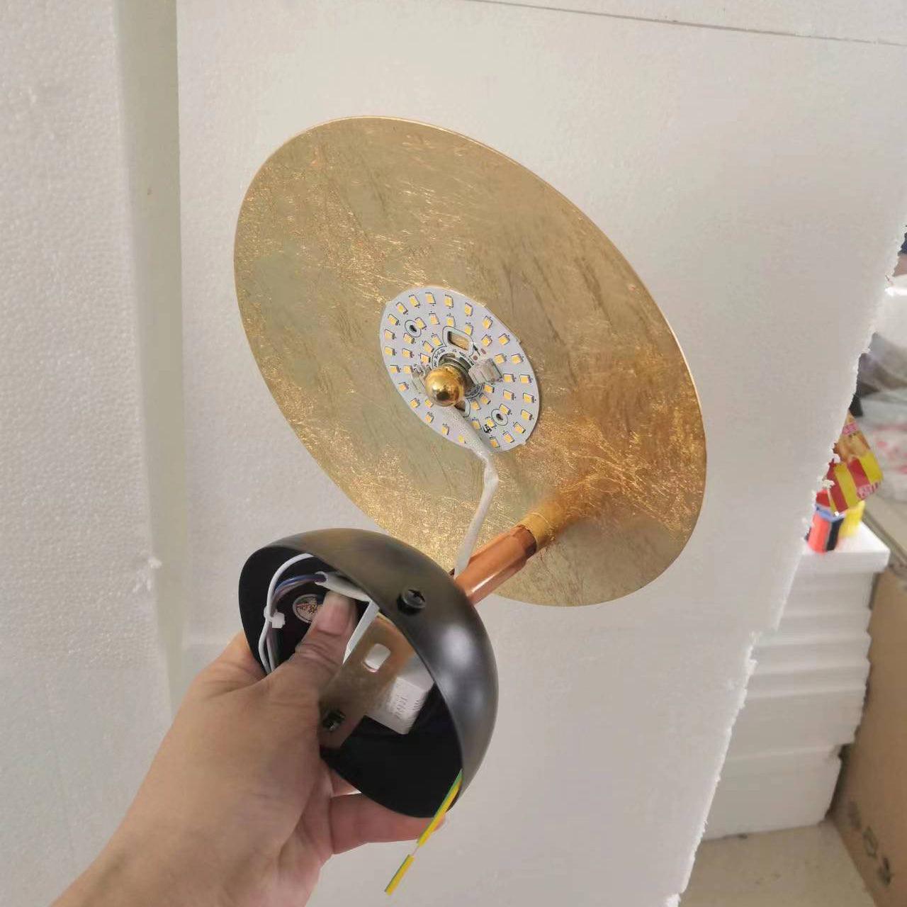Giorgio W1 Wall Lamp LED Indoor Light - Gold & Black Design