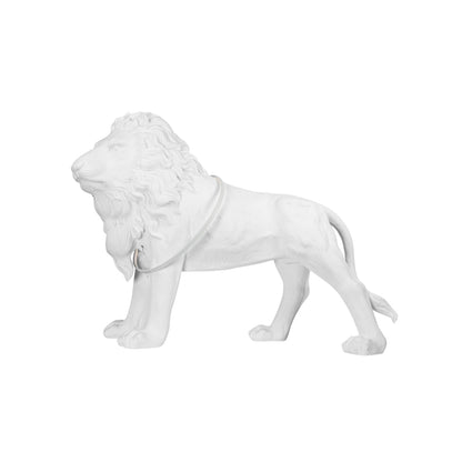 Leo Lion Sculpture Floor Lamp with LED Warm Light