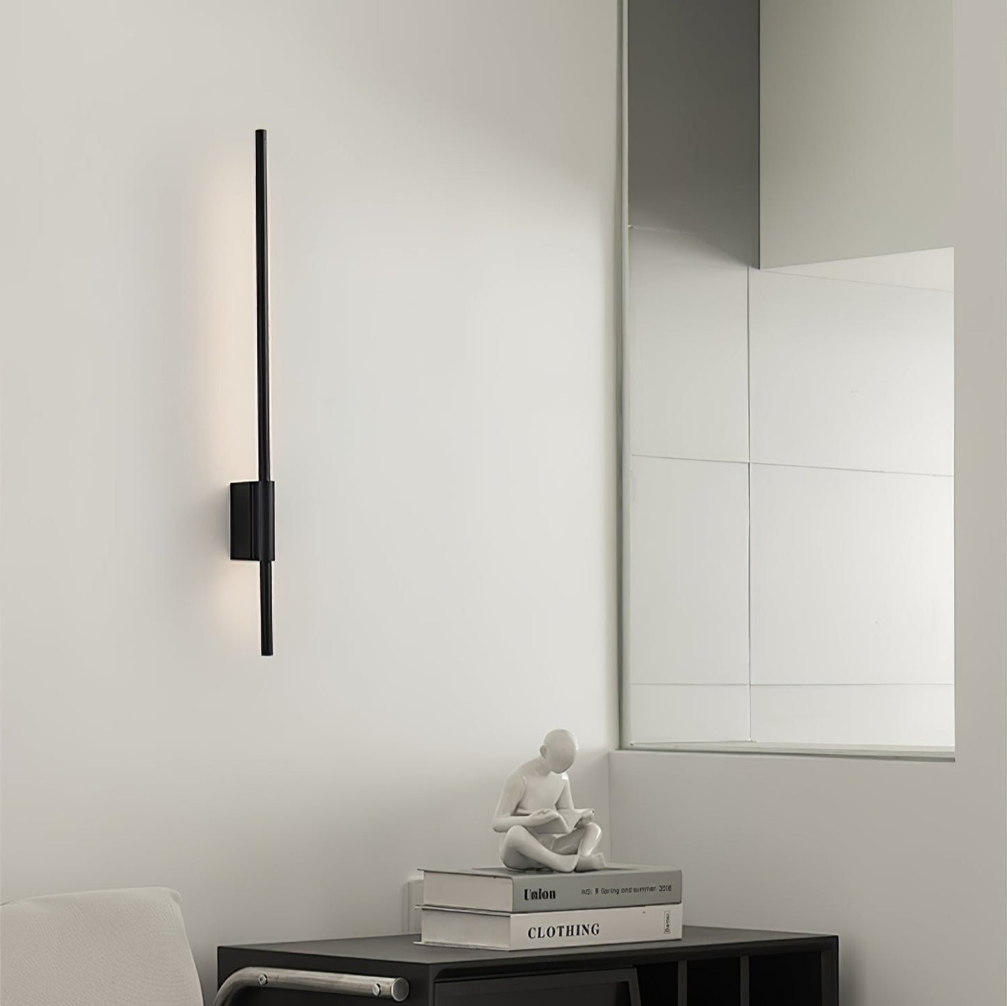 Leon Linear Wall Light - LED Indoor Wall Fixture, Black