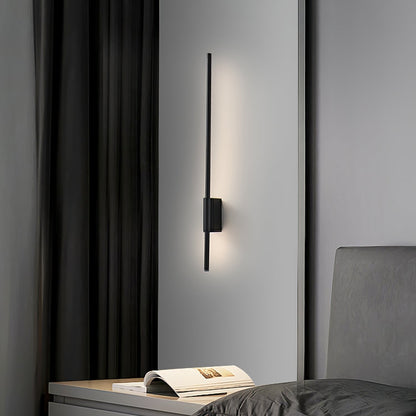 Leon Linear Wall Light - LED Indoor Wall Fixture, Black