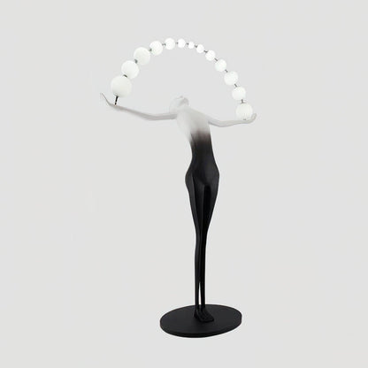 Statue of Liberty Floor Lamp with LED Light - Black Design