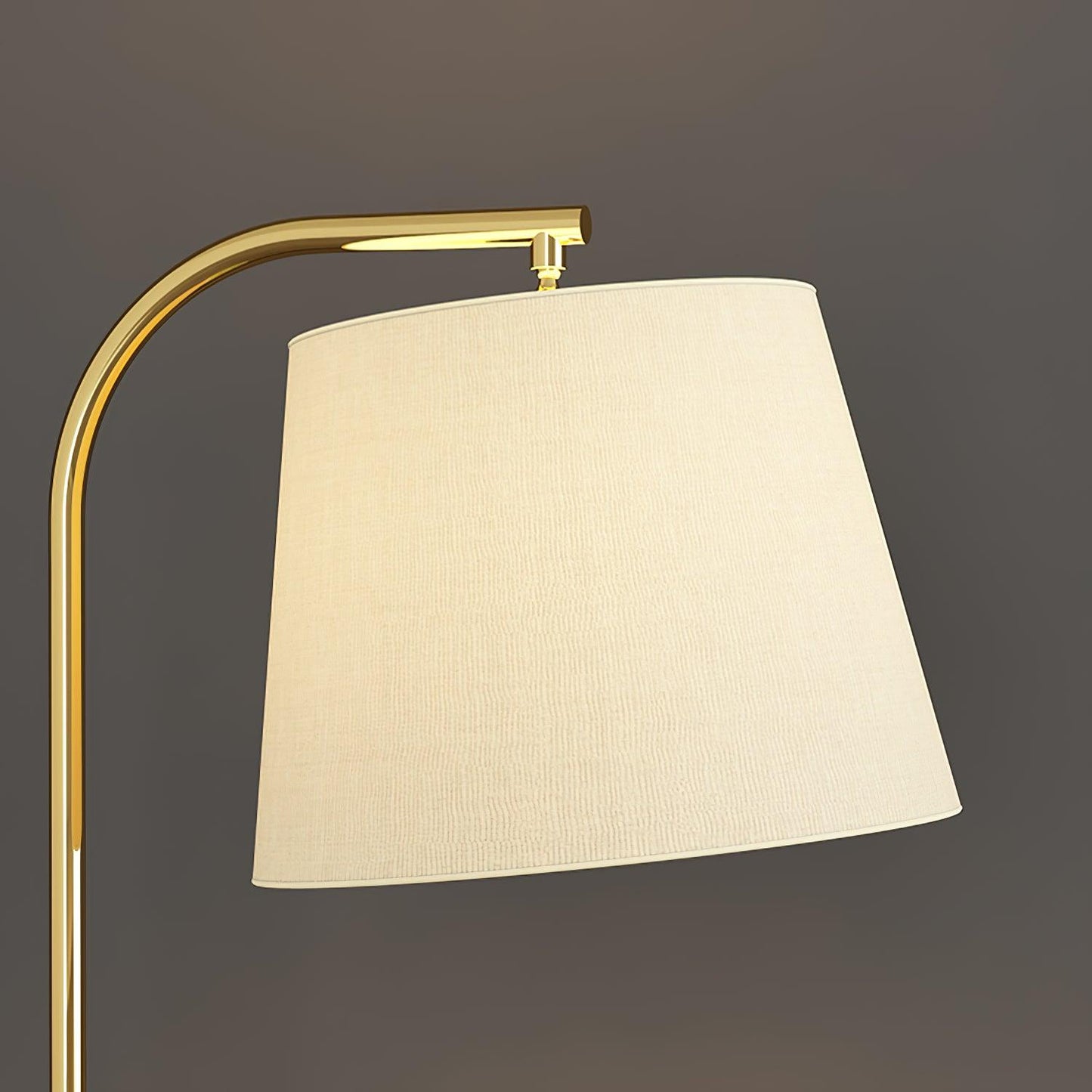 Lilah Floor Lamp with End Table and Storage Shelf