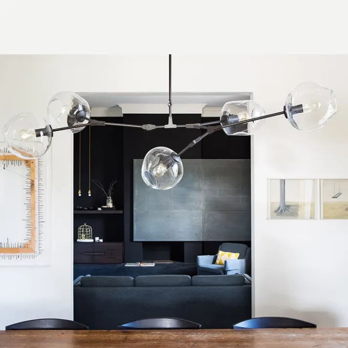 Bifurcation Bubble Glass Sputnik Chandelier - Modern Pendant