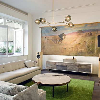 Bifurcation Bubble Glass Sputnik Chandelier - Modern Pendant