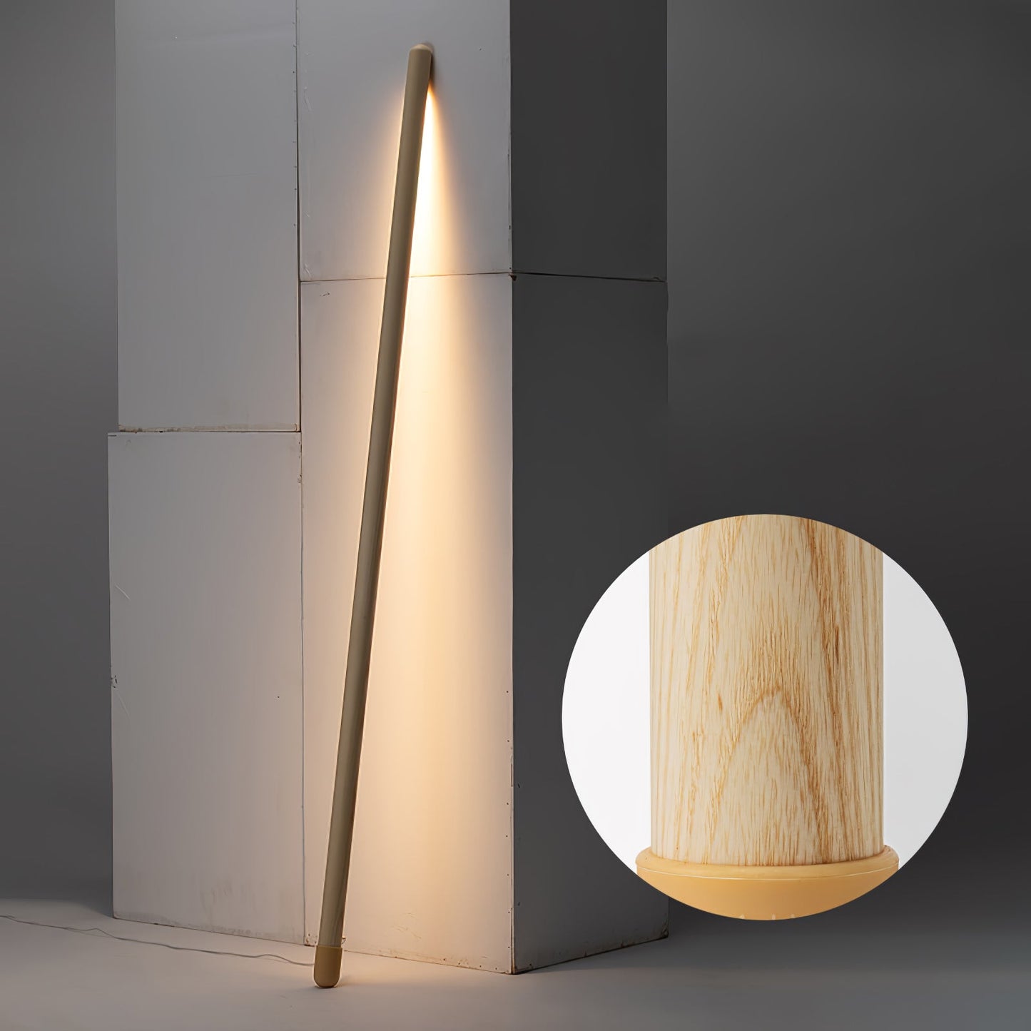 Line Assist Ambience Floor Lamp with Dimmable LED Light