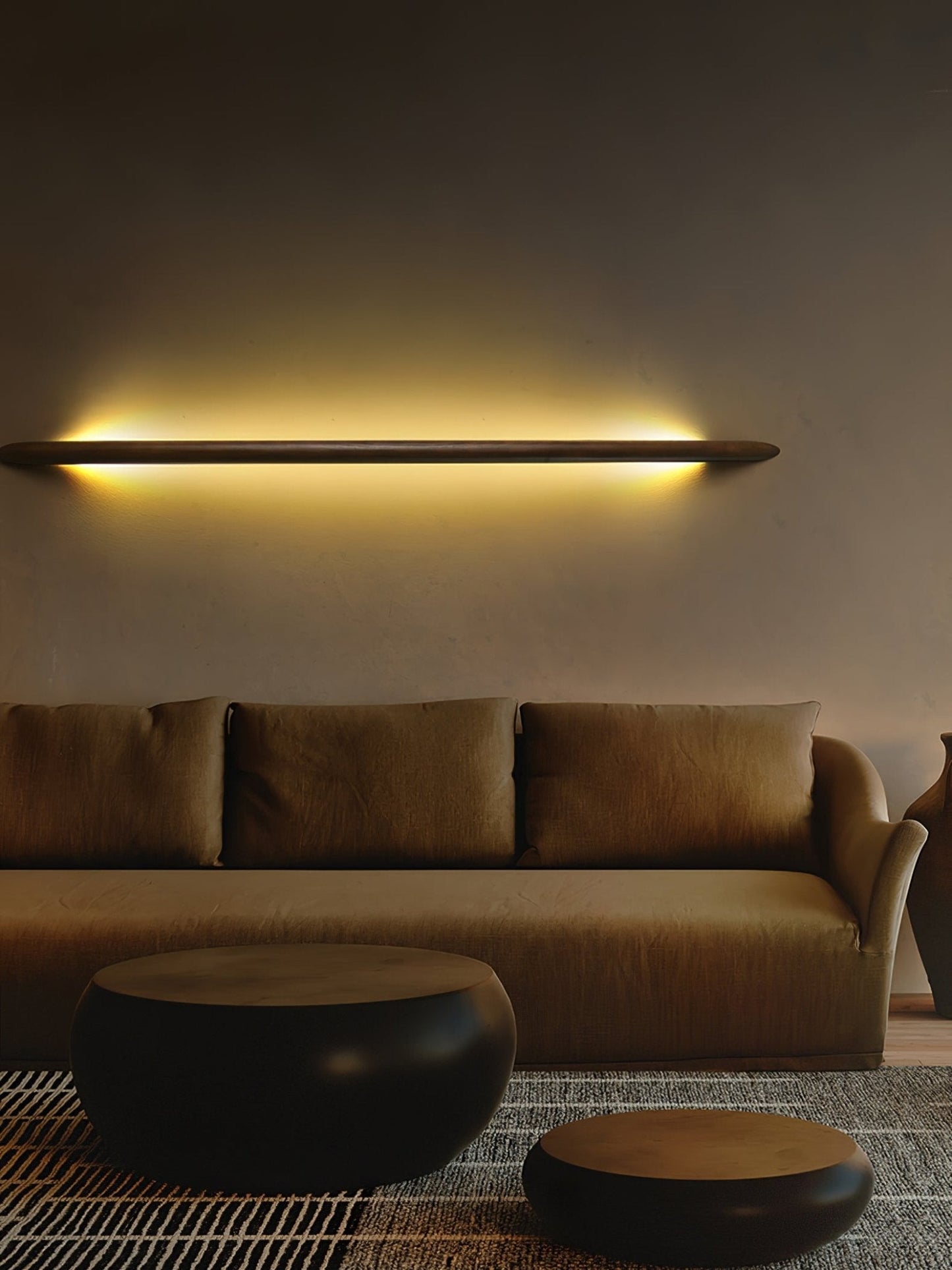 Linea Wood Wall Light - LED Indoor Minimalist Design