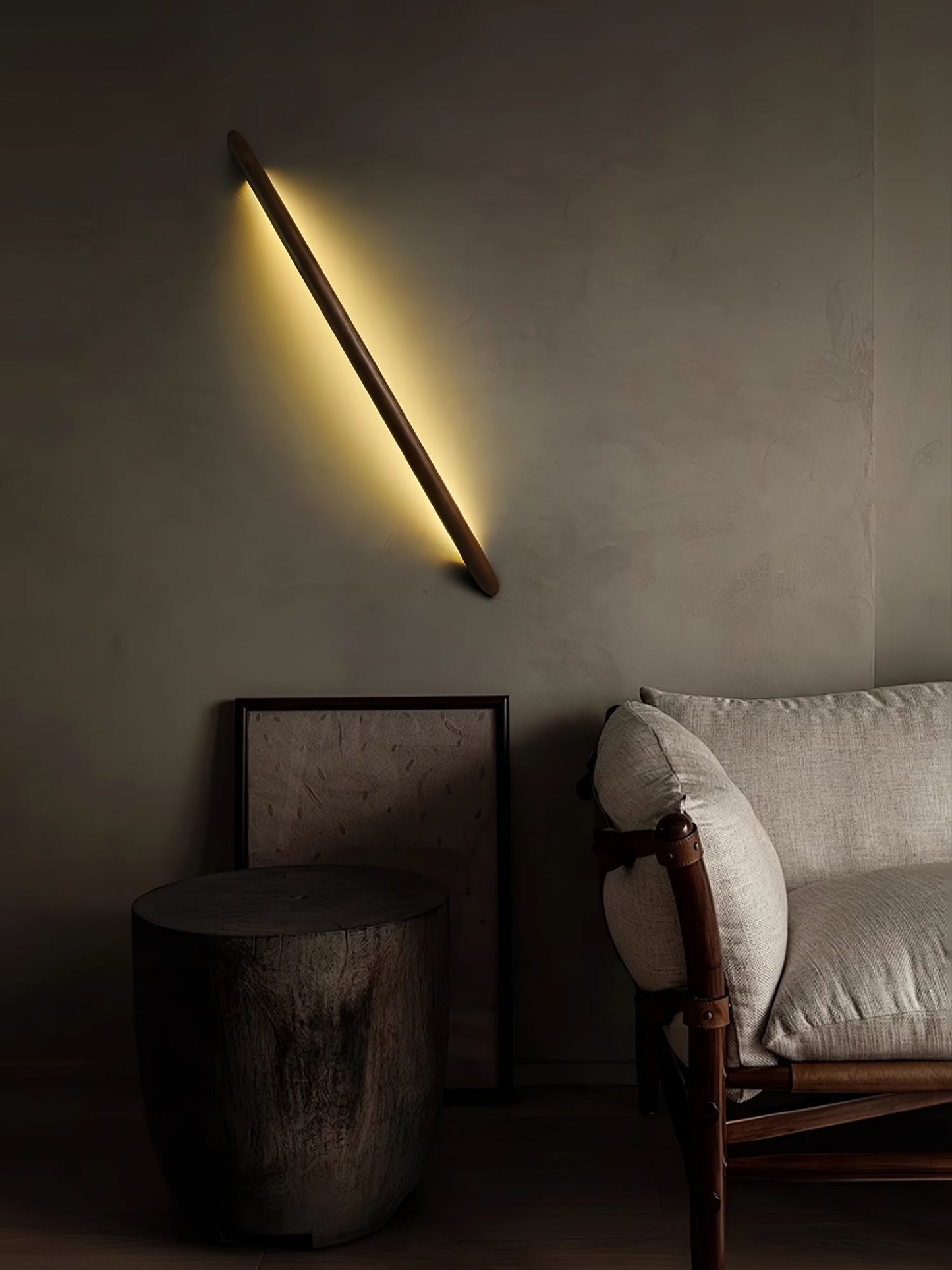 Linea Wood Wall Light - LED Indoor Minimalist Design