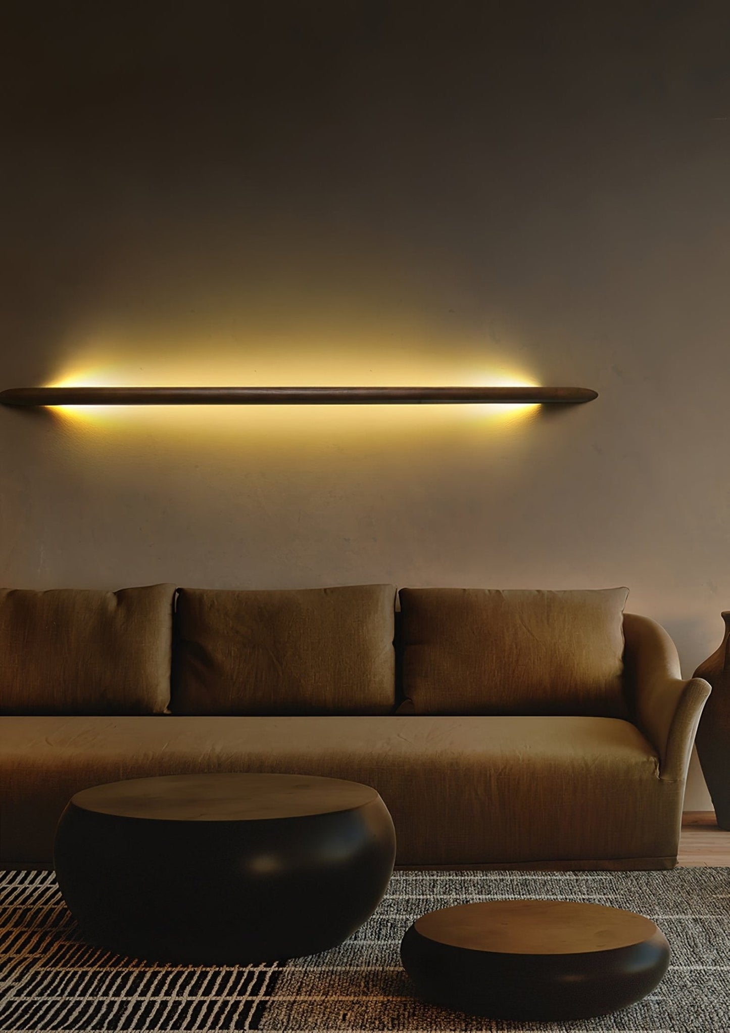 Linea Wood Wall Light - LED Indoor Minimalist Design