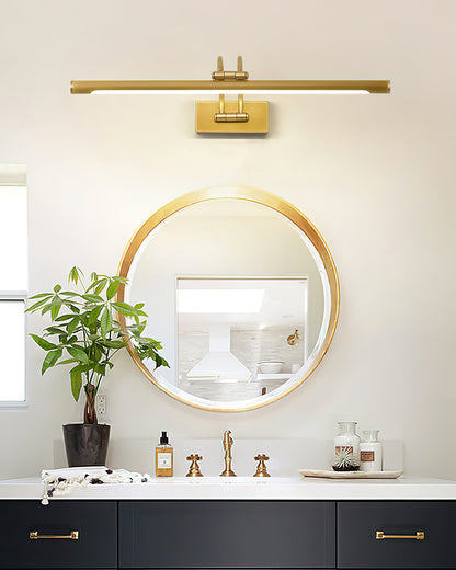 Linear Vanity Wall Light with Integrated LED, Modern Design