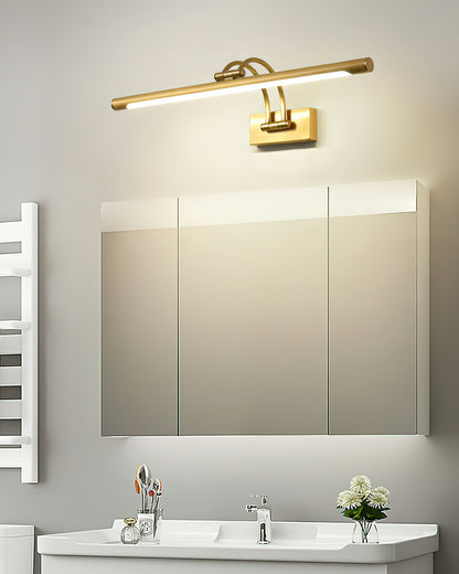 Linear Vanity Wall Light with Integrated LED, Modern Design