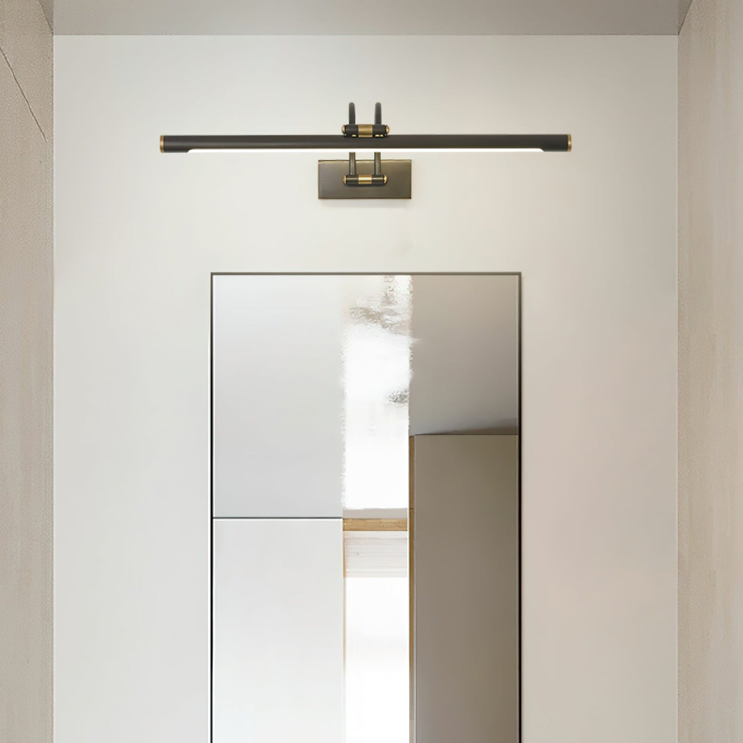 Linear Vanity Wall Light with Integrated LED, Modern Design