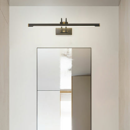 Linear Vanity Wall Light with Integrated LED, Modern Design
