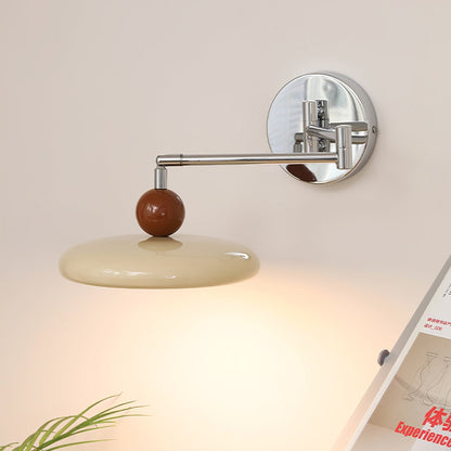 Lola Swing Arm Wall Lamp with LED Light - Chrome Finish