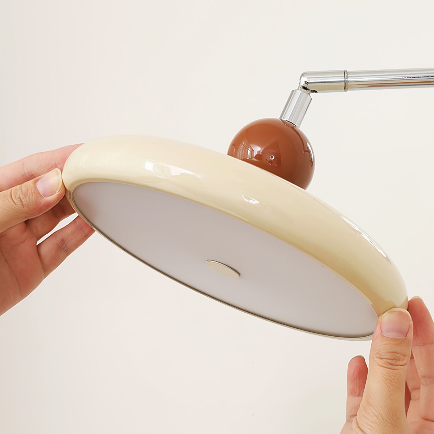 Lola Swing Arm Wall Lamp with LED Light - Chrome Finish