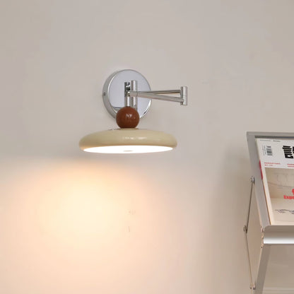 Lola Swing Arm Wall Lamp with LED Light - Chrome Finish