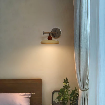 Lola Swing Arm Wall Lamp with LED Light - Chrome Finish
