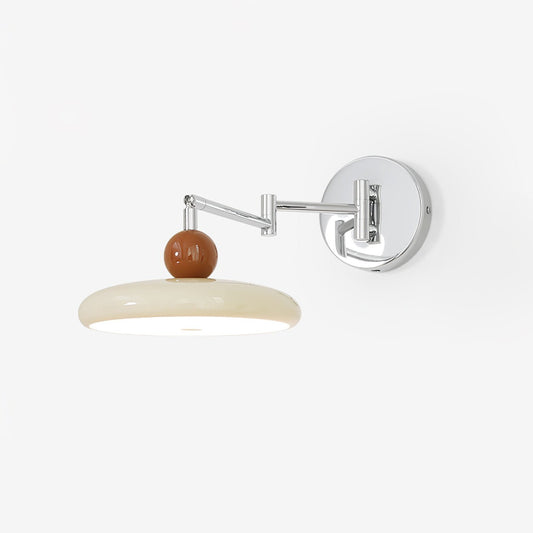 Lola Swing Arm Wall Lamp with LED Light - Chrome Finish