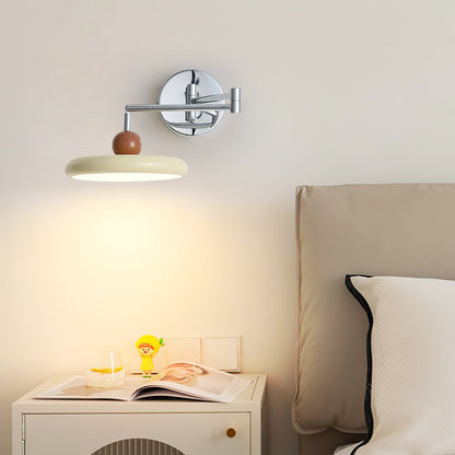 Lola Swing Arm Wall Lamp with LED Light - Chrome Finish