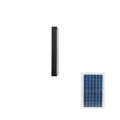 Long Strip Solar Outdoor Sconce LED Waterproof Wall Light