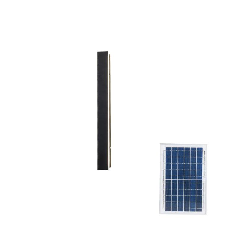 Long Strip Solar Outdoor Sconce LED Waterproof Wall Light