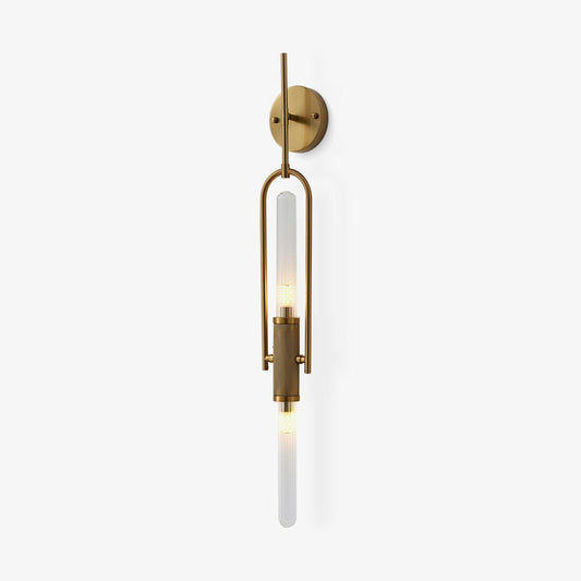 Long Arc Glass Wall Lamp - Modern LED Indoor Sconce