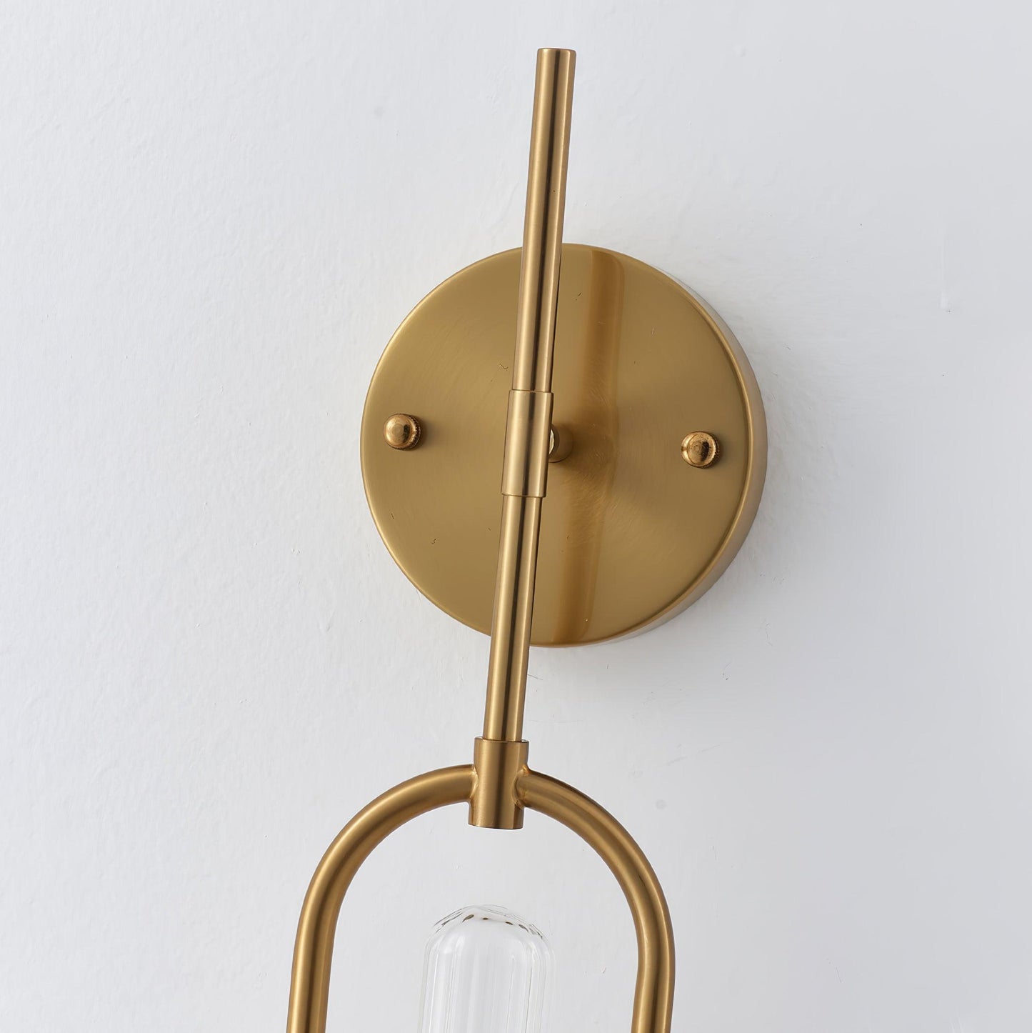 Long Arc Glass Wall Lamp - Modern LED Indoor Sconce