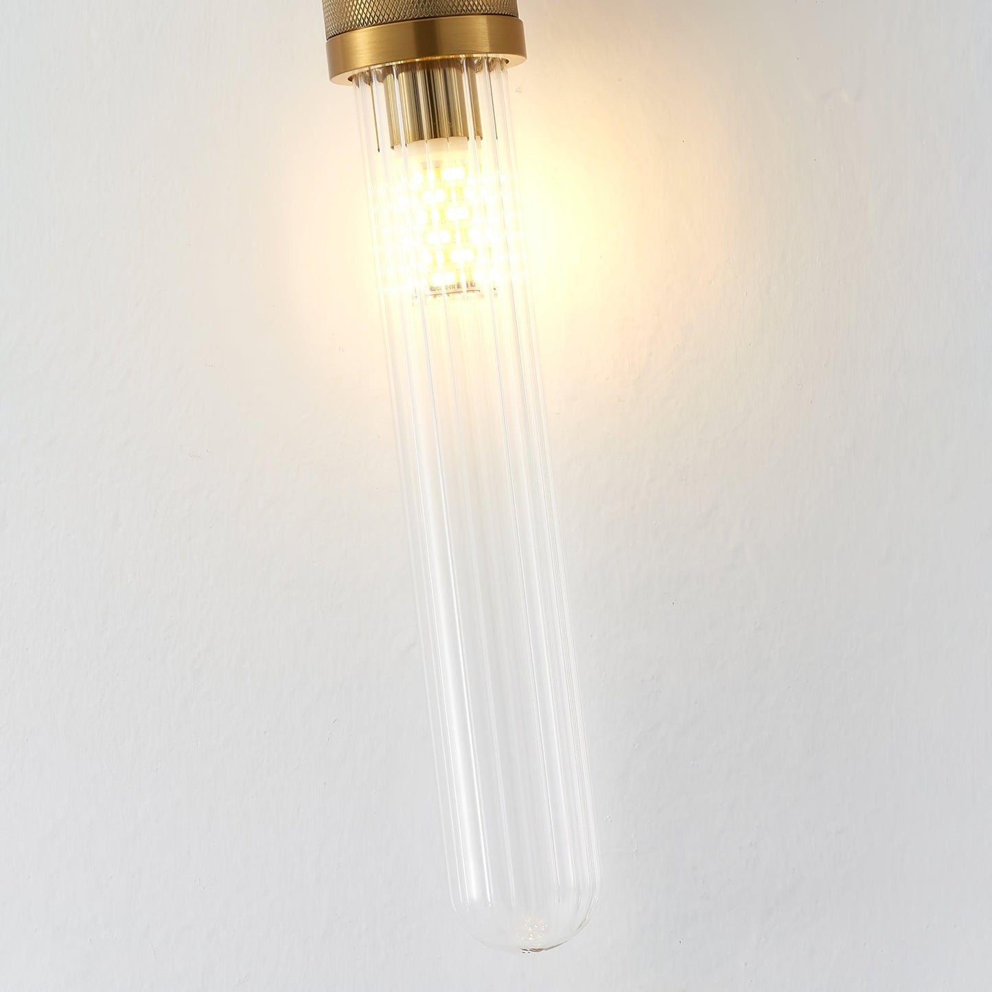 Long Arc Glass Wall Lamp - Modern LED Indoor Sconce