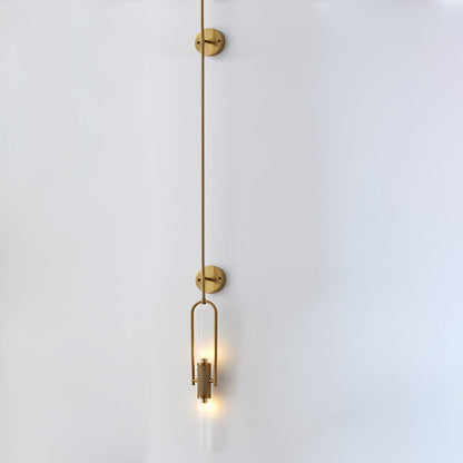 Long Arc Glass Wall Lamp - Modern LED Indoor Sconce