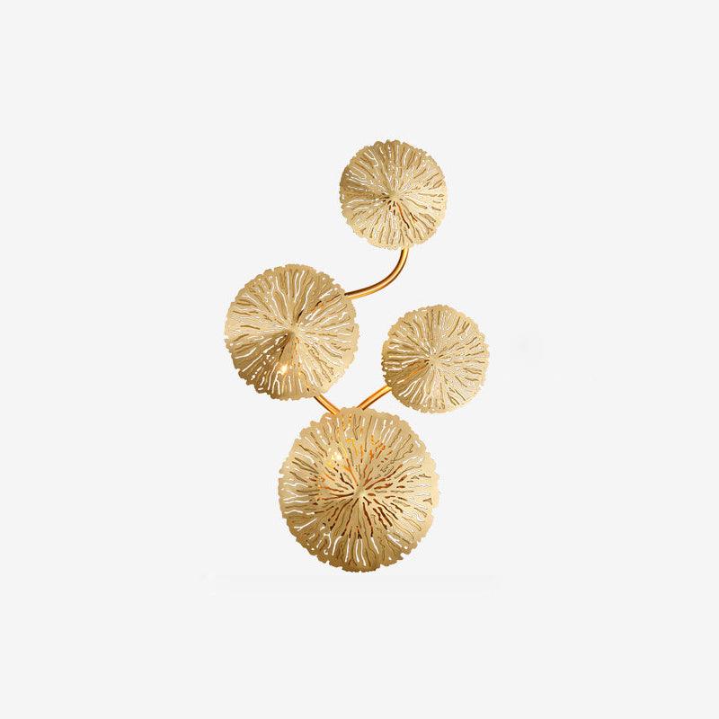 Lotus Leaf Wall Sconce LED Light Fixture for Indoor Use