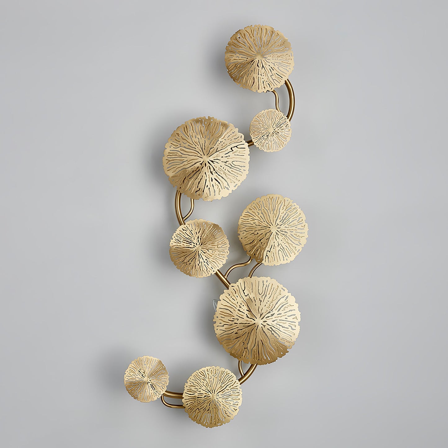 Lotus Leaf Wall Sconce LED Light Fixture for Indoor Use