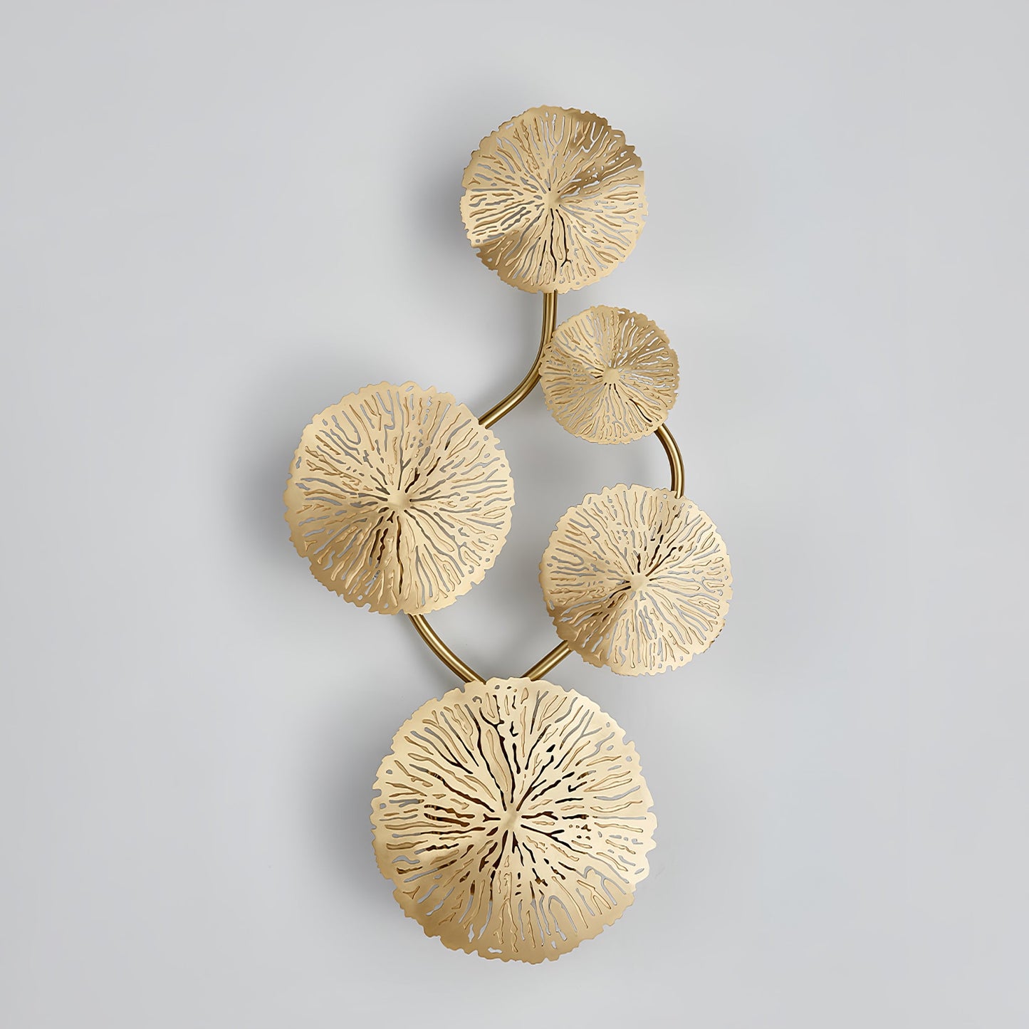 Lotus Leaf Wall Sconce LED Light Fixture for Indoor Use