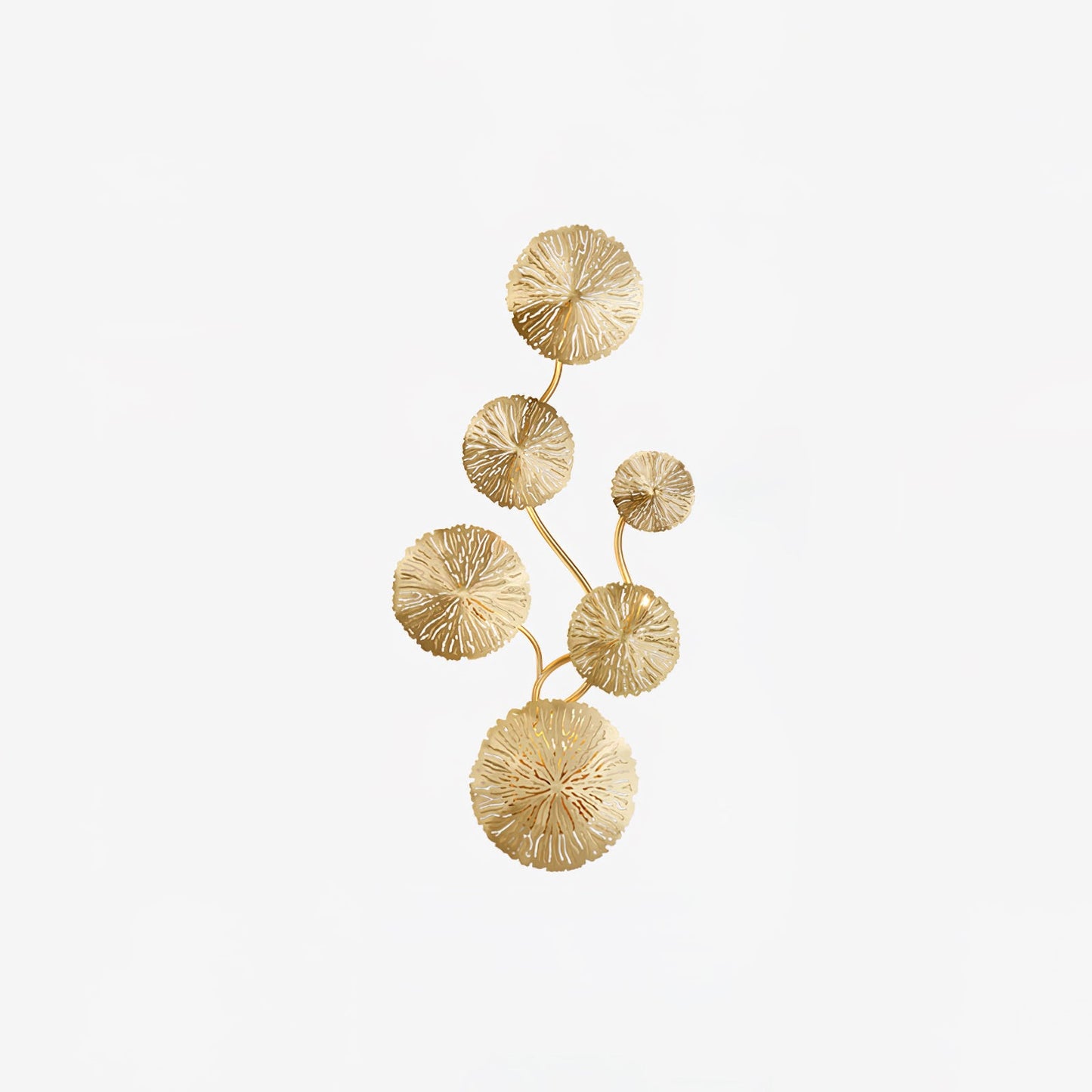 Lotus Leaf Wall Sconce LED Light Fixture for Indoor Use