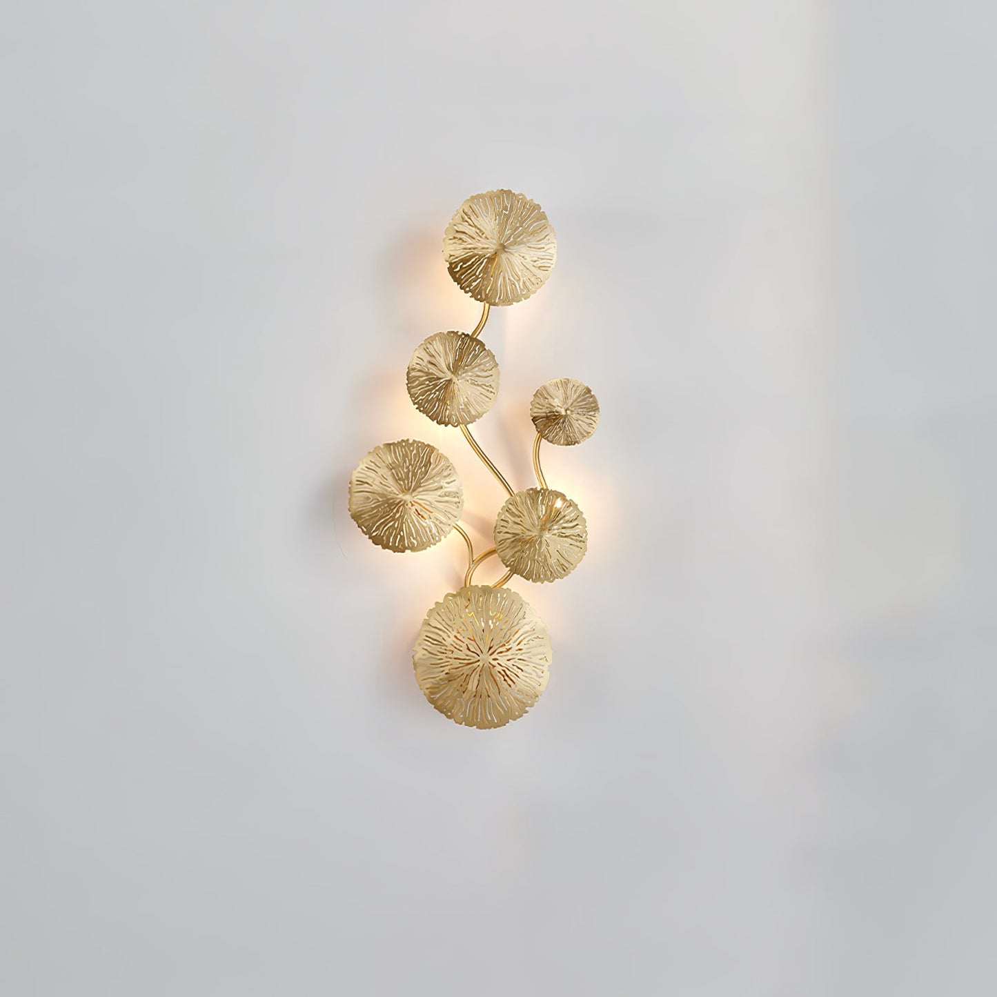 Lotus Leaf Wall Sconce LED Light Fixture for Indoor Use