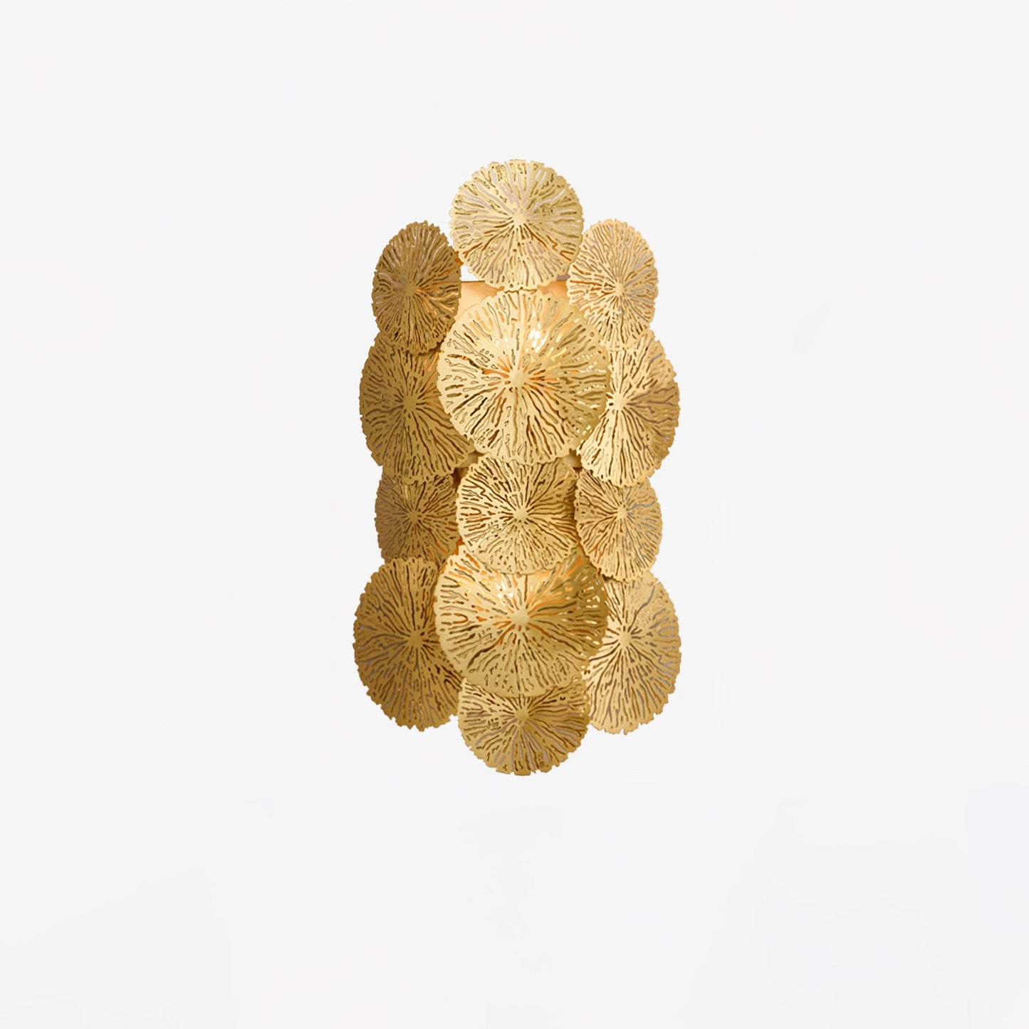 Lotus Leaf Wall Sconce LED Light Fixture for Indoor Use