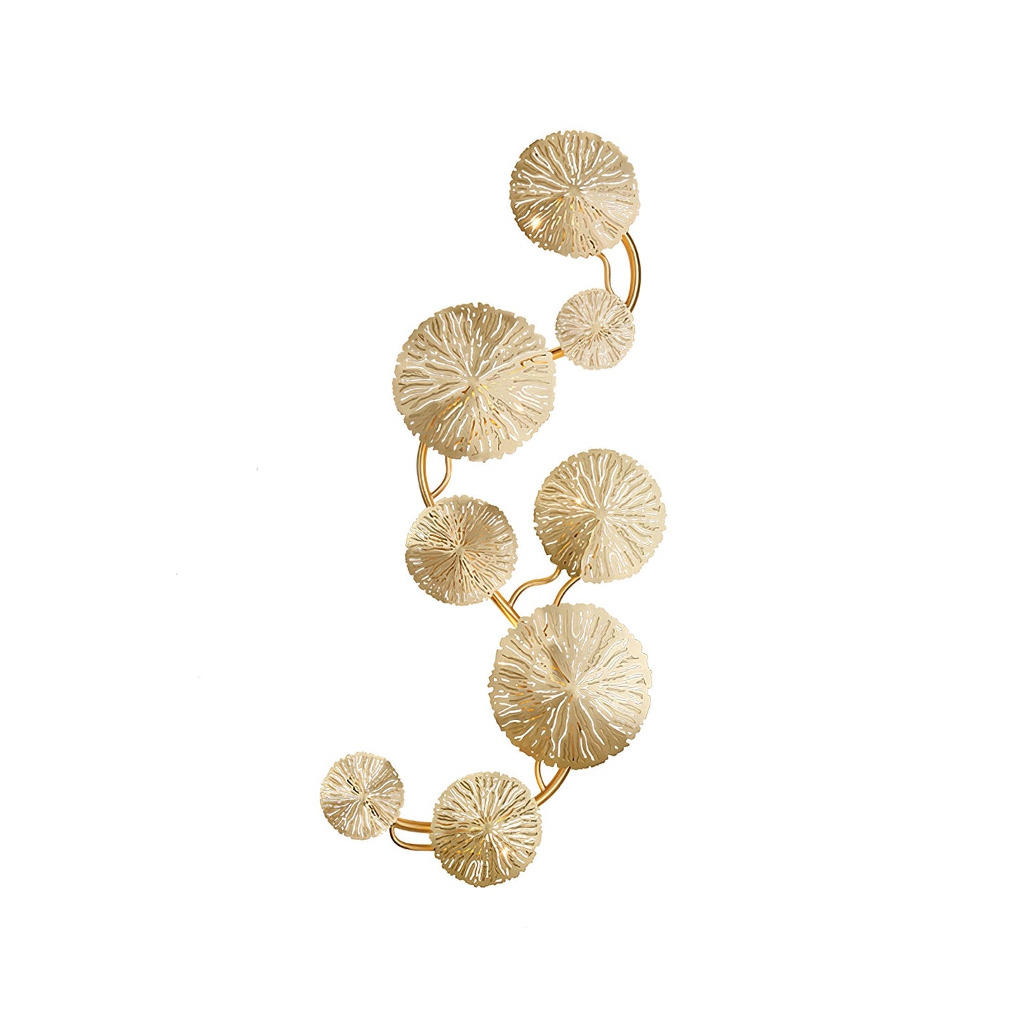 Lotus Leaf Wall Sconce LED Light Fixture for Indoor Use