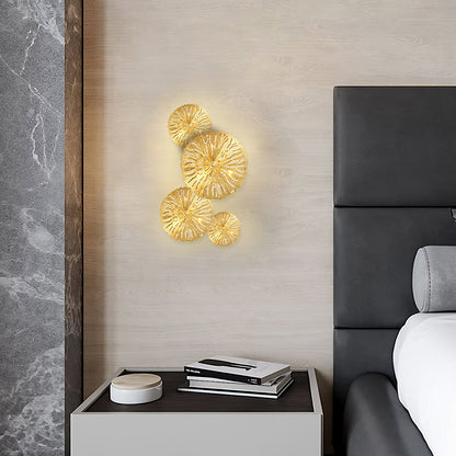 Lotus Leaf Wall Sconce LED Light Fixture for Indoor Use
