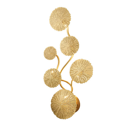 Lotus Leaf Wall Sconce LED Light Fixture for Indoor Use