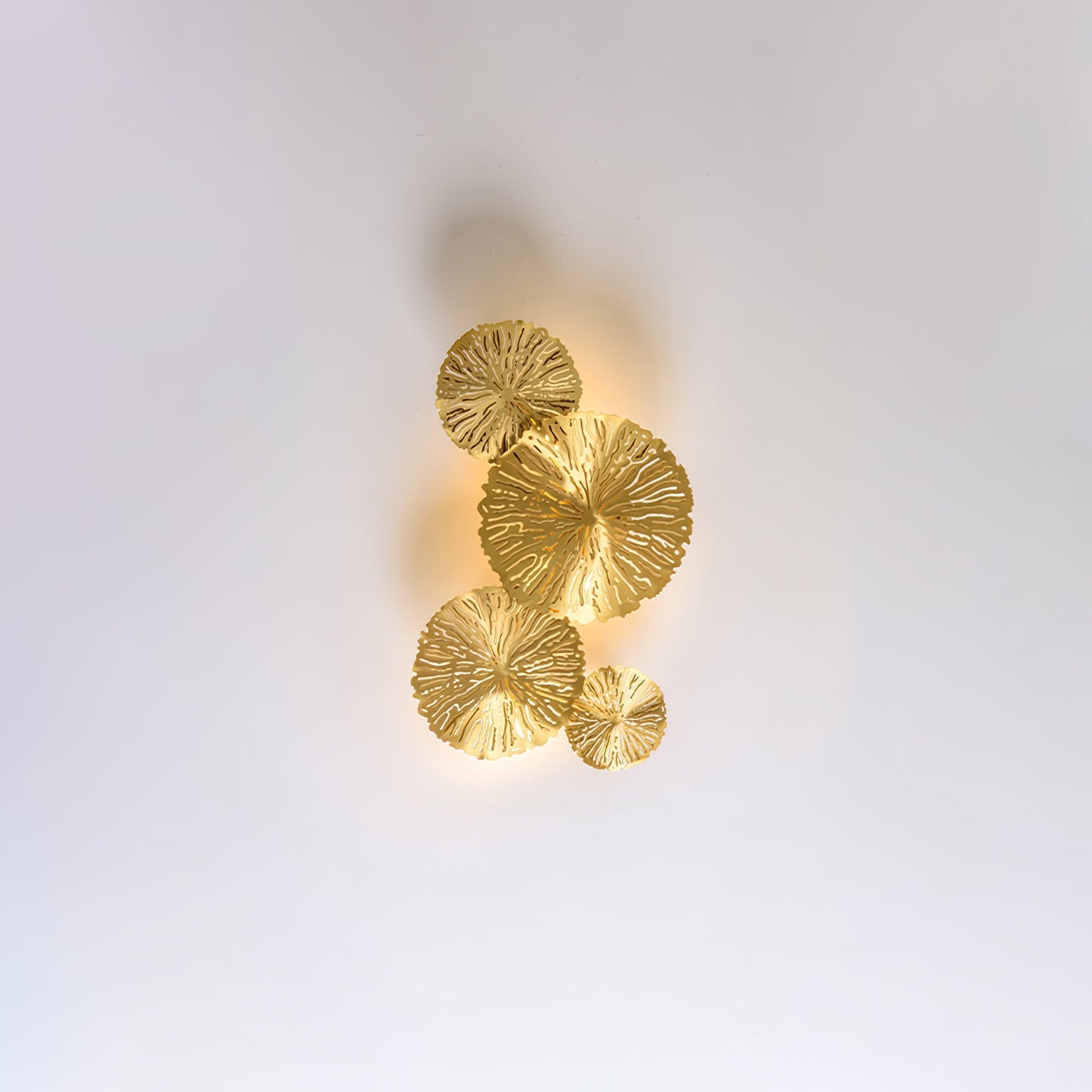 Lotus Leaf Wall Sconce LED Light Fixture for Indoor Use