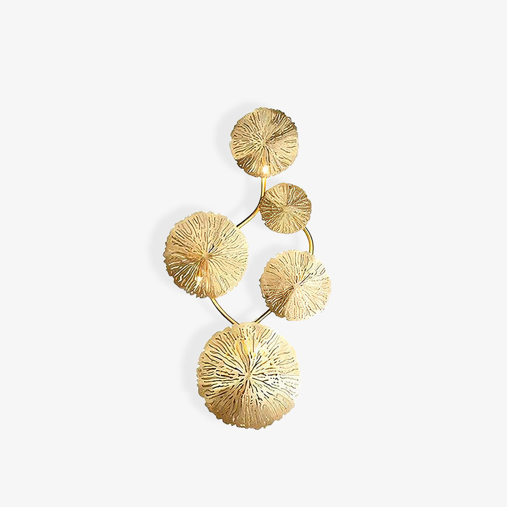 Lotus Leaf Wall Sconce LED Light Fixture for Indoor Use