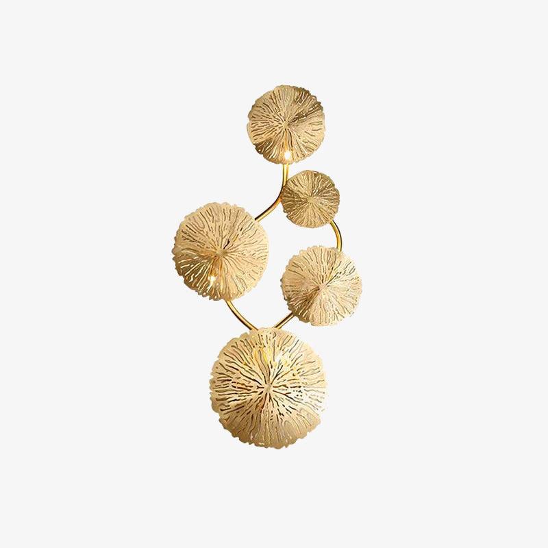 Lotus Leaf Wall Sconce LED Light Fixture for Indoor Use