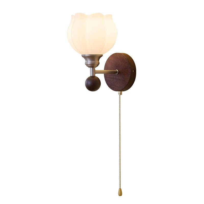 Lucille Wall Lamp - Hexagonal Glass Shade, Indoor Lighting