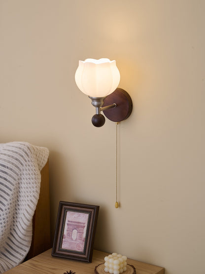 Lucille Wall Lamp - Hexagonal Glass Shade, Indoor Lighting